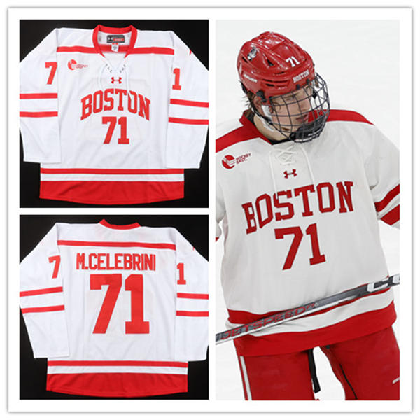 Mens Youth Boston University Terriers #71 Macklin Celebrini 2024 White Hockey Jersey Mens Youth Boston University Terriers #71 Macklin Celebrini 2024 White Hockey Jersey