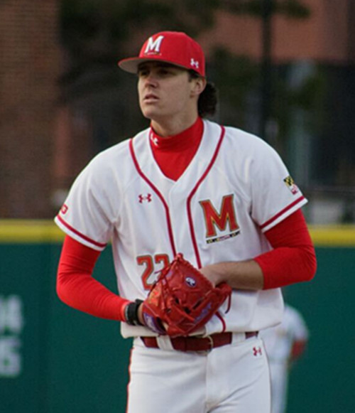 MeMaryland Terrapins #22 Kyle McCoy White M College Baseball Game Jersey