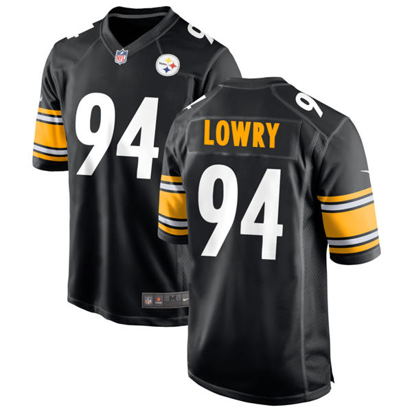 Youth Pittsburgh Steelers #94 Dean Lowry Nike Black Limited Jersey
