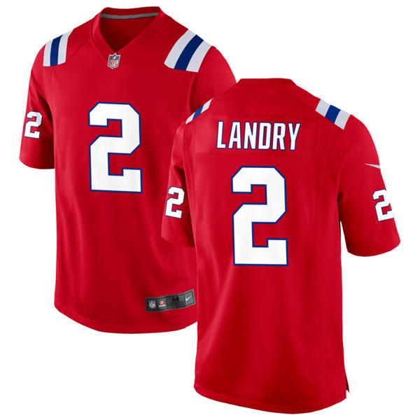 Youth New England Patriots #2 Harold Landry Nike Red Alternate Vapor Limited Jersey