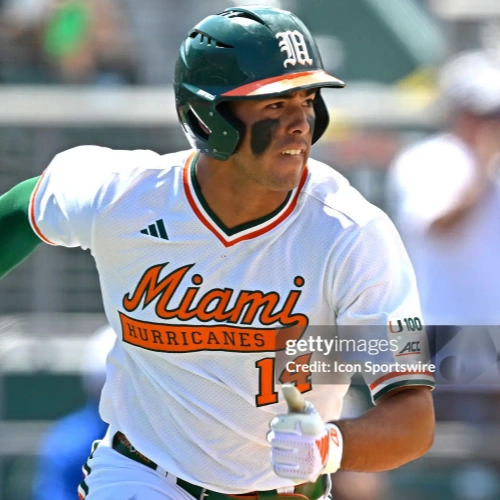 Miami Hurricanes #14 Daniel Cuvet 2025 White Pullover Baseball Jersey