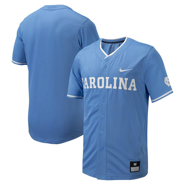 Men's Youth Womens North Carolina Tar Heels Blank 2025 Blue White Baseball Game Jersey