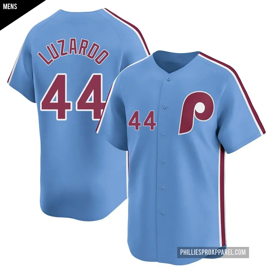 Youth Philadelphia Phillies #44 Jesus Luzardo Nike Light Blue Alternate Limited Player Jersey