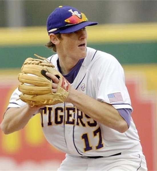 LSU Tigers #17 DJ LeMahieu Nike White College Baseball Jersey