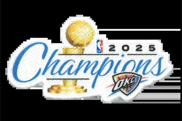 2025 Oklahoma City Thunder NBA Finals Champions Patch