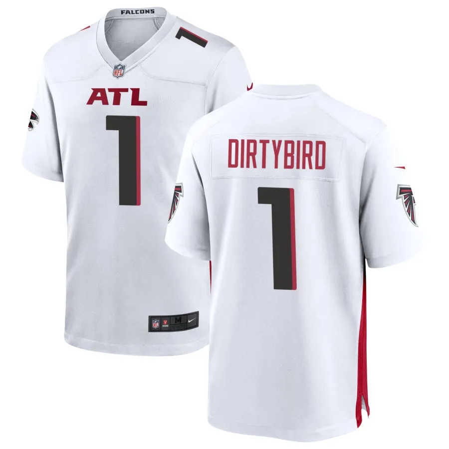 Youth Atlanta Falcons #1 Dirty Birds Nike White Limited Jersey
