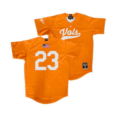 Tennessee Volunteers #23 Marcus Phillips Nike Orange Vols College Baseball Game Jersey