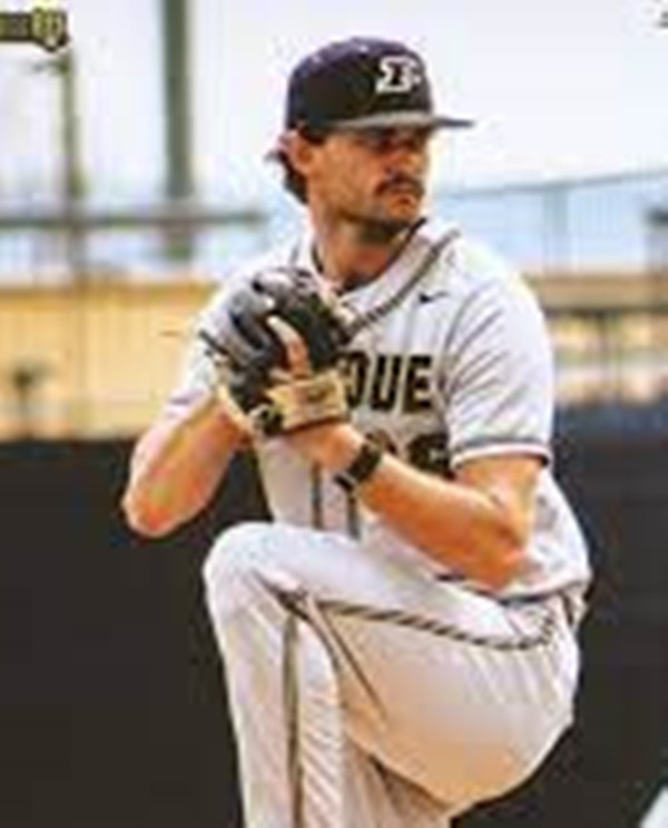 Purdue Boilermakers #26 Cole Van Assen White College Baseball Game Jersey