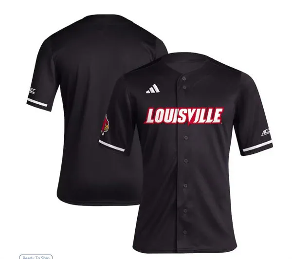 Louisville Cardinals Blank Black College Baseball Team Jersey