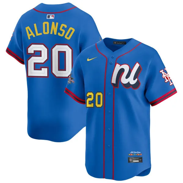 New York Mets #20 Pete Alonso 2025 All-Star National League Limited Player Jersey Blue