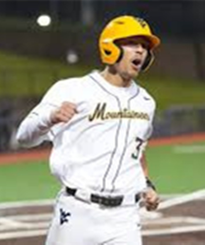 West Virginia Mountaineers #39 Kyle West White College Baseball Game Jersey