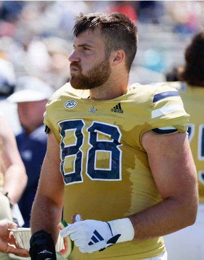Georgia Tech Yellow Jackets #88 J.T. Byrne 2024 Yellow College Football Game Jersey