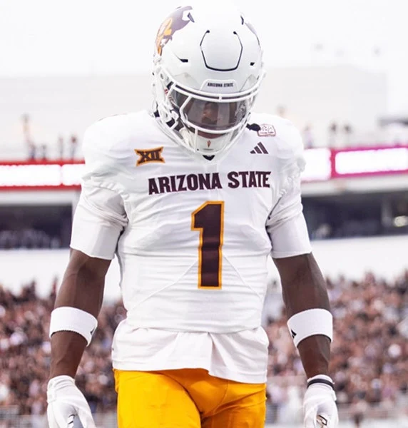 Arizona State Sun Devils #1 Kyson Brown 2025 XII White Football Game Jersey