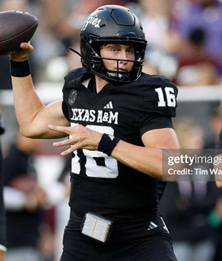 Texas A&M Aggies #16 Miles O'Neill 2025 Black College Football Game Jersey