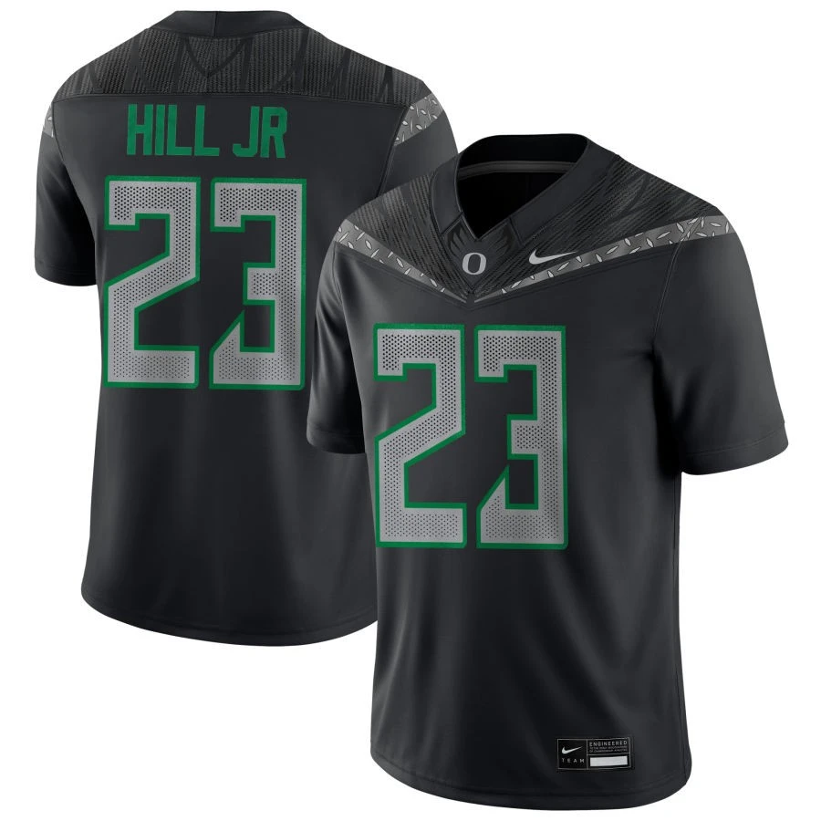 Oregon Ducks #23 DIERRE HILL JR Black GENERATION O FLY ERA F.U.S.E. Limmited Football Game Jersey