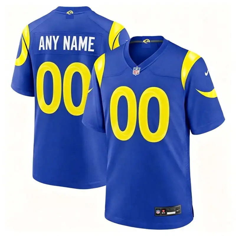 Los Angeles Rams Custom Nike Royal Vapor F.U.S.E. Limited Jersey