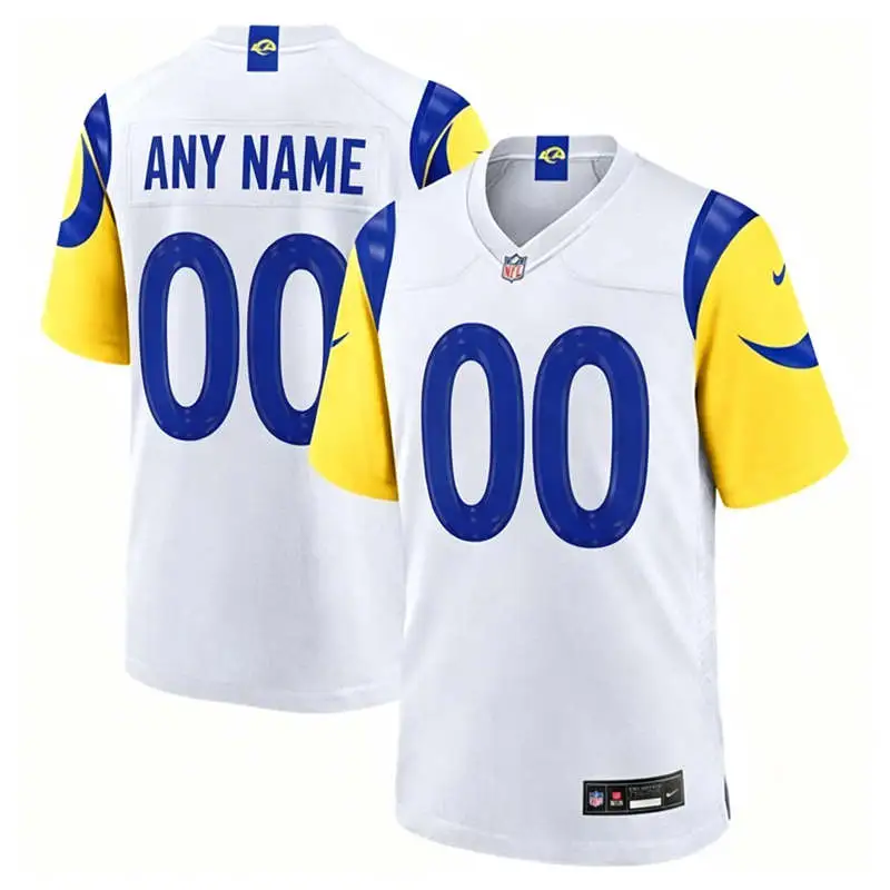 Los Angeles Rams Custom nike White Modern Throwback F.U.S.E. Limited Jersey