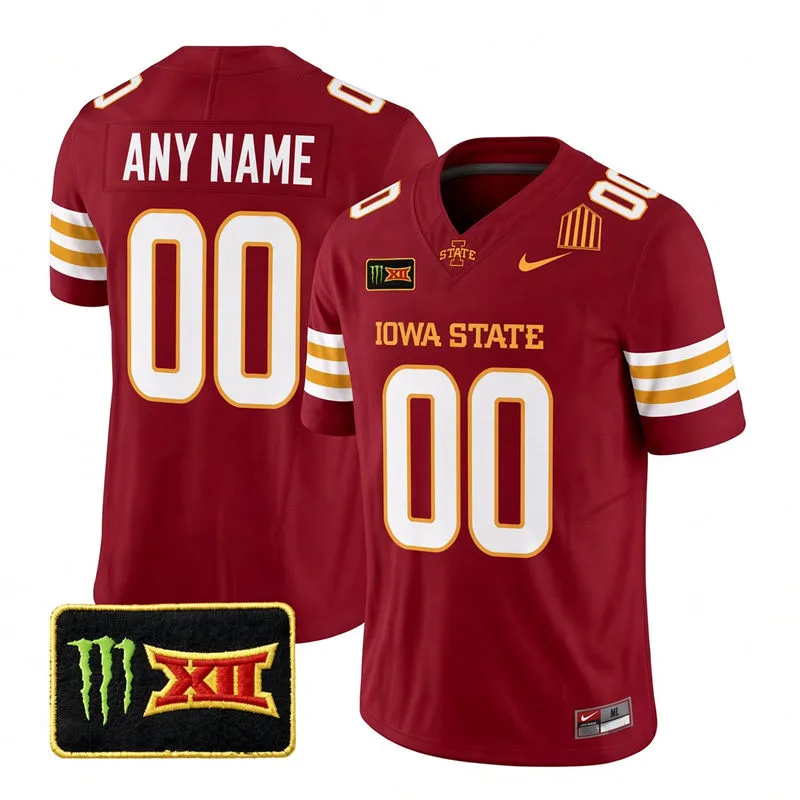 Iowa State Cyclones Custom Nike 2026 Cardinal College Football Game Jersey
