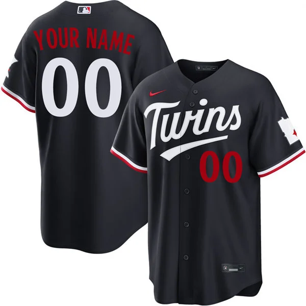 Minnesota Twins Custom Nike 2026 Navy Twins Alternate Vapor Limited Jersey