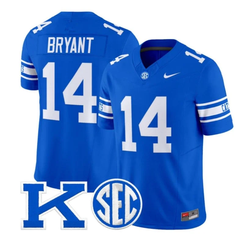 Kentucky Wildcats #14 Ty Bryant Nike Royal Power K 1980's Retro Jersey