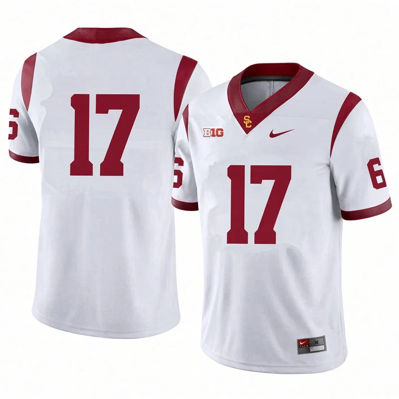 USC Trojans #17 Kayden Dixon-Wyatt Nike White Football Game Jersey