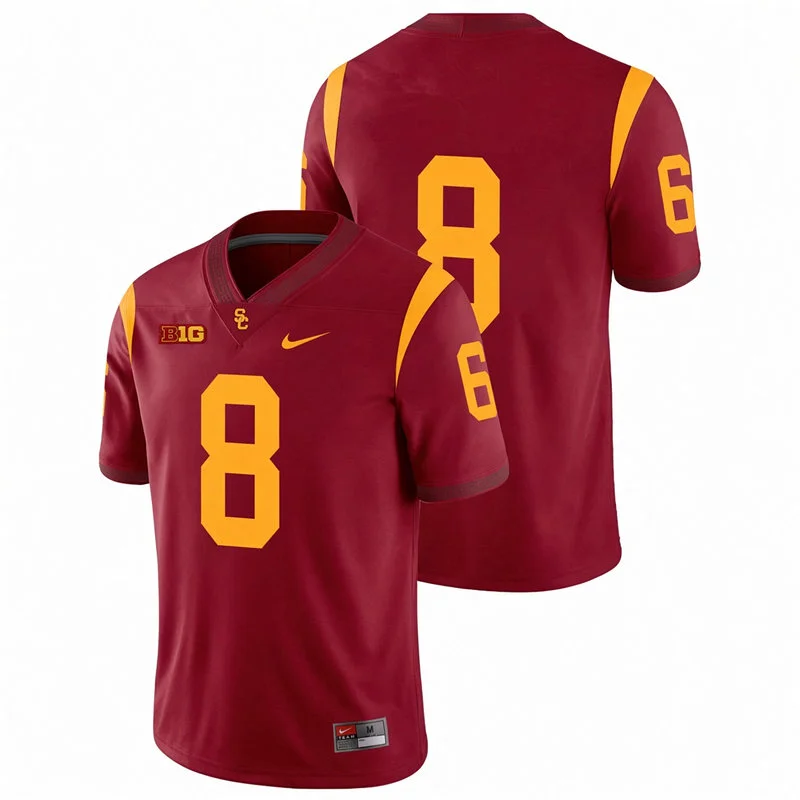 USC Trojans # 8 King Miller Nike Cardinal Football Game Jersey USC Trojans # 8 King Miller Nike Cardinal Football Game Jersey