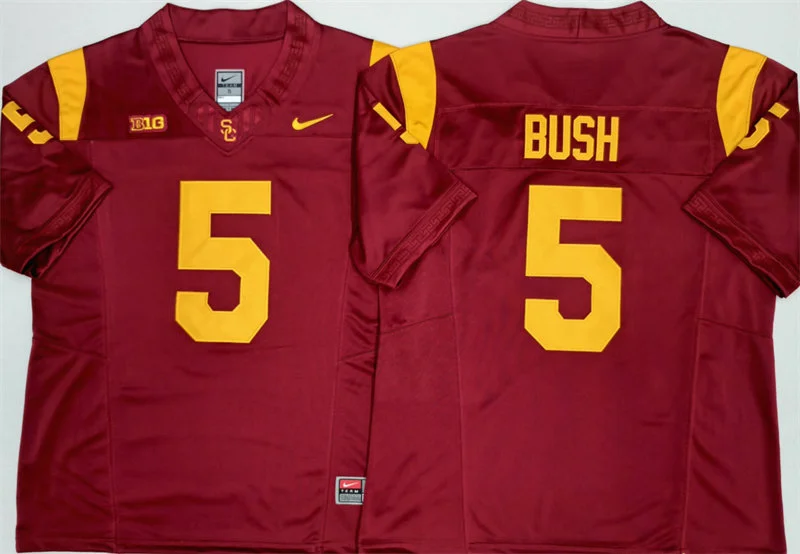 Men's USC Trojans #5 Reggie Bush Nike Cardinal with Name BIG TEN Football Limited Jersey Men's USC Trojans #5 Reggie Bush Nike Cardinal with Name BIG TEN Football Limited Jersey
