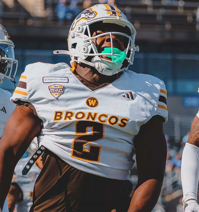 Western Michigan Broncos #2 Aveion Chenault 2026 White Football Game Jersey