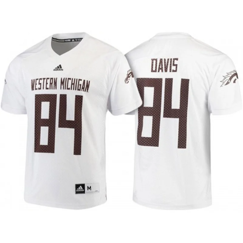 Western Michigan Broncos #84 Corey Davis 2016 White Football Game Jersey