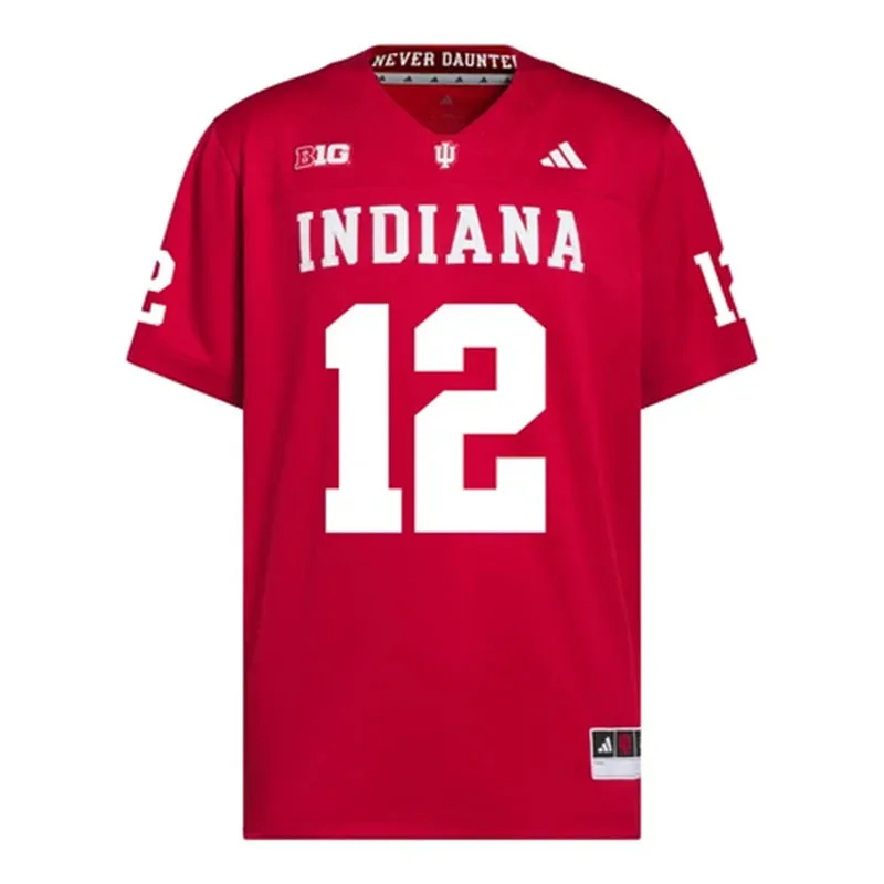 Indiana Hoosiers #12 Tobi Osunsanmi Crimson Indiana Football Game Jersey