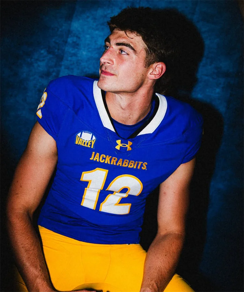 South Dakota State Jackrabbits #12 Grahm Goering 2026 Royal Football Game Jersey
