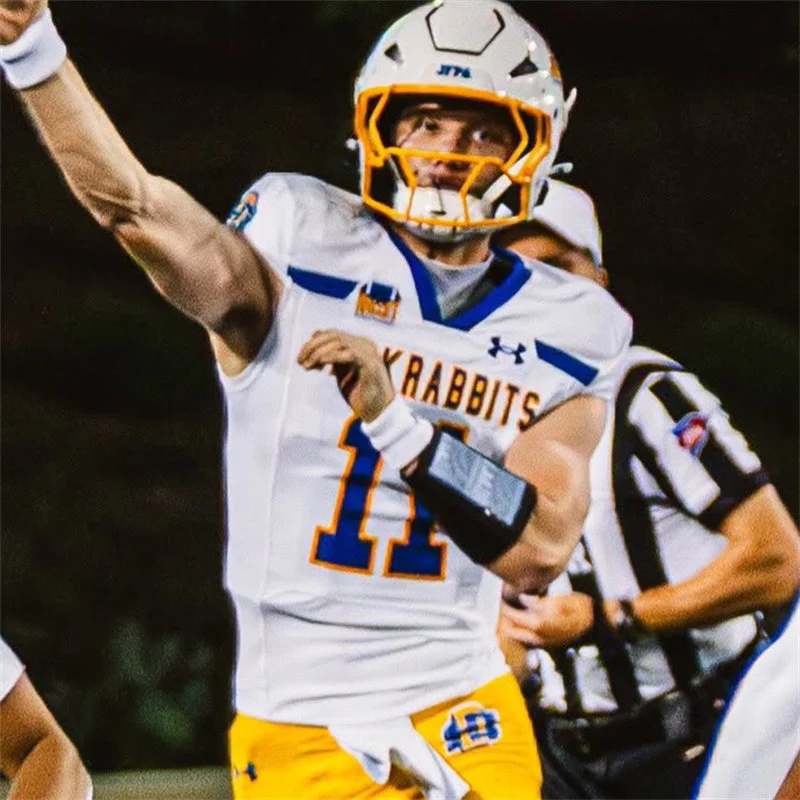 South Dakota State Jackrabbits #11 Josh Holst  2026 White Football Game Jersey