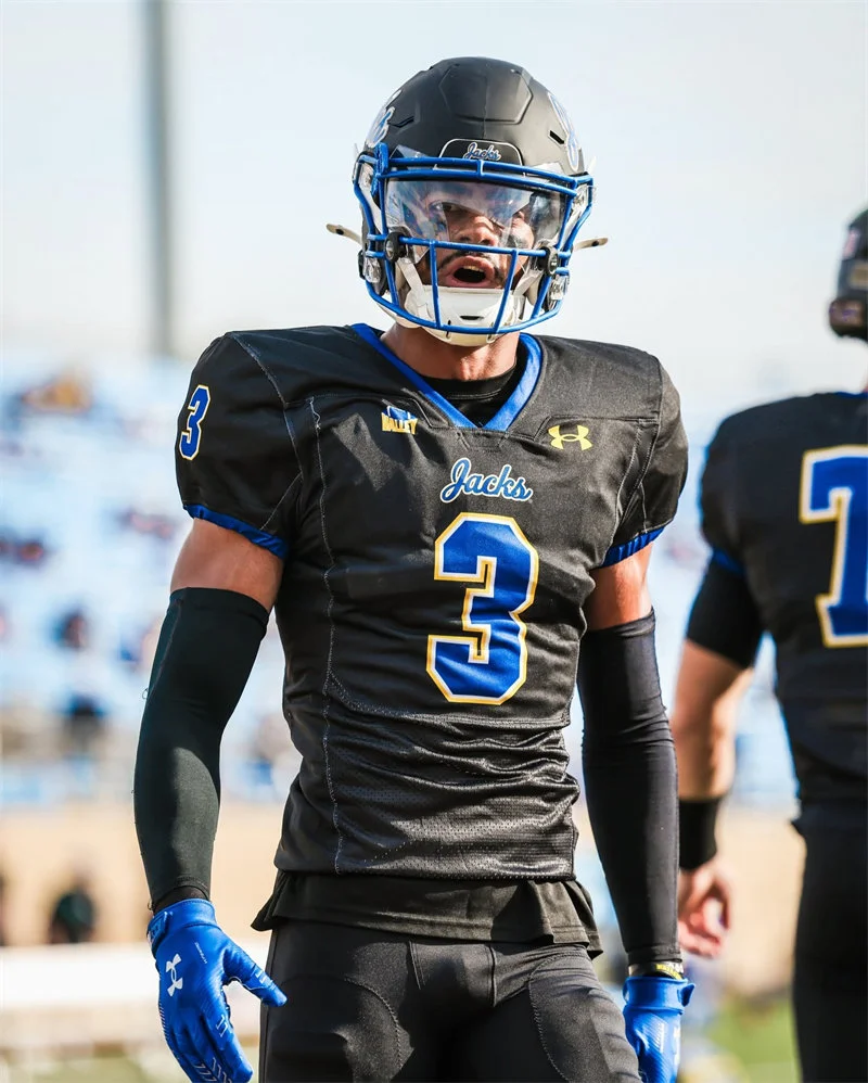 South Dakota State Jackrabbits #3 Dontay Johnson 2026 Black Football Game Jersey
