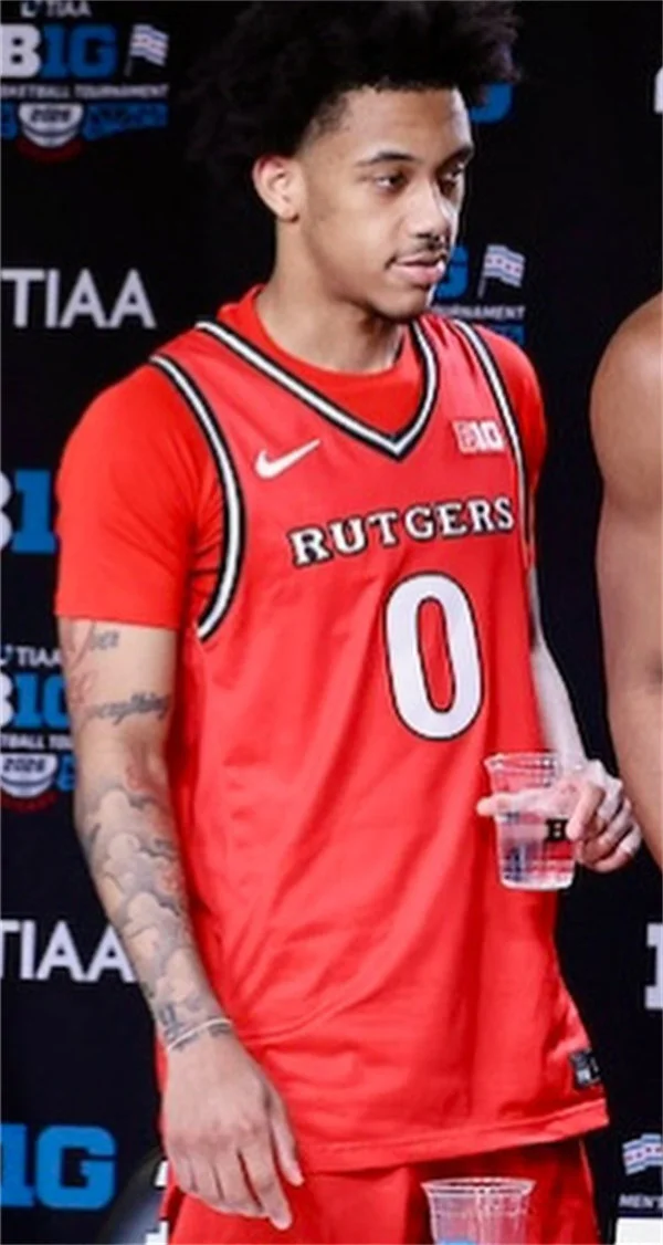 Rutgers Scarlet Knights #0 Tariq Francis 2026 Nike Scarlet Basketball Game Jersey
