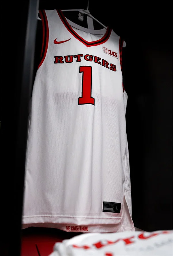 Rutgers Scarlet Knights #1 Jamichael Davis 2026 Nike White Basketball Game Jersey