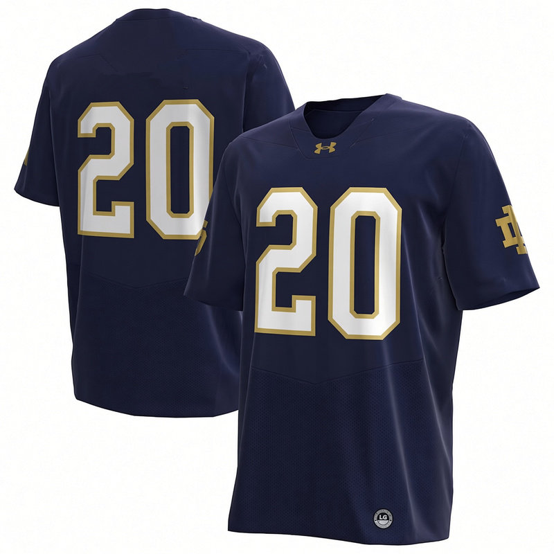 Notre Dame Fighting Irish #20 Jonaz Walton Navy College Football Game Jersey