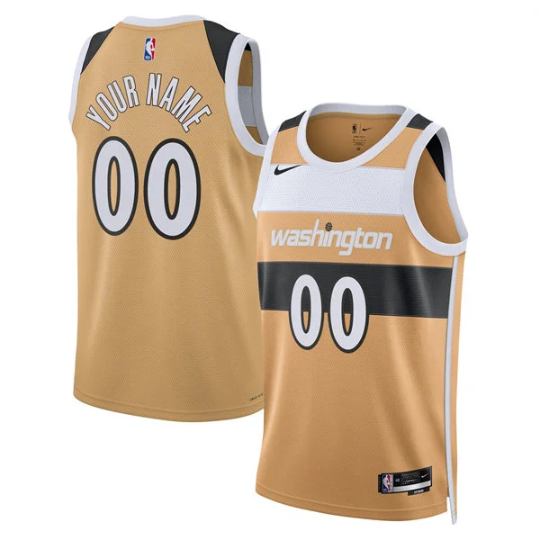 Washington Wizards Custom Gold 2025-26 City Edition Swingman Jersey