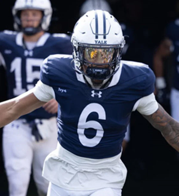 Yale Bulldogs Custom 2026 Navy Football Game Jersey