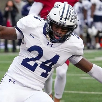 Yale Bulldogs Custom 2026 White Football Game Jersey