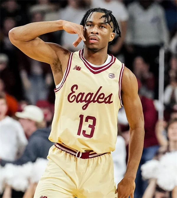 Boston College Eagles Custom 2026 Gold College Basketball Game Jersey