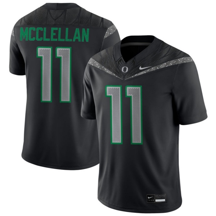 Oregon Ducks #11 Jeremiah McClellan  Black GENERATION O FLY ERA F.U.S.E. Limmited Football Game Jersey