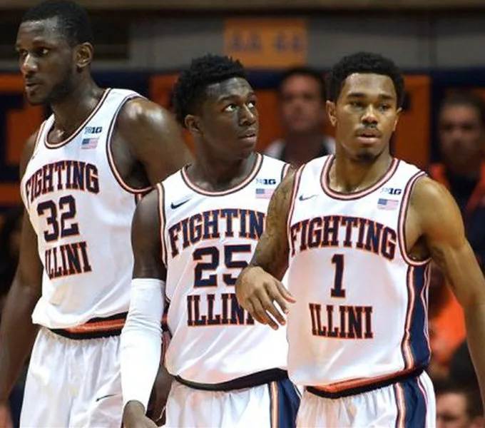 Illinois Fighting Illini Custom White Nike Basketball Retro Jersey