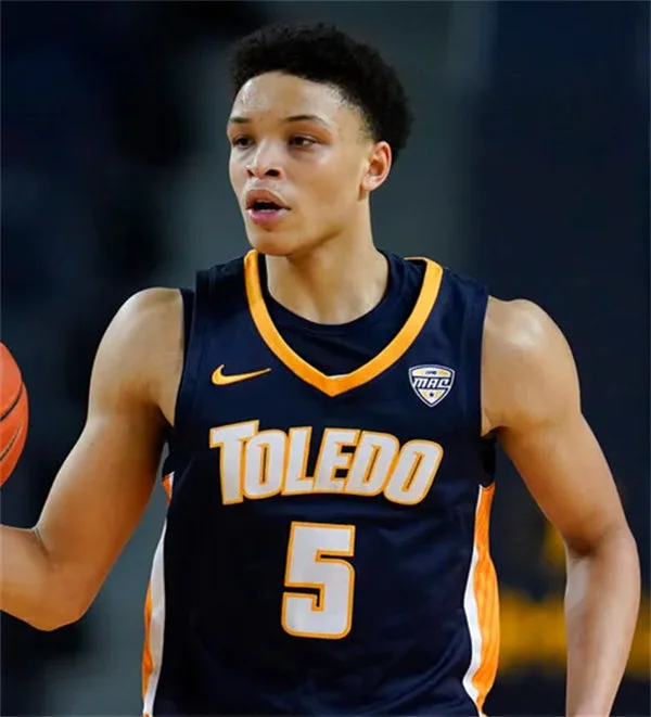 Toledo Rockets Custom 2022 Navy Basketball Game Jersey
