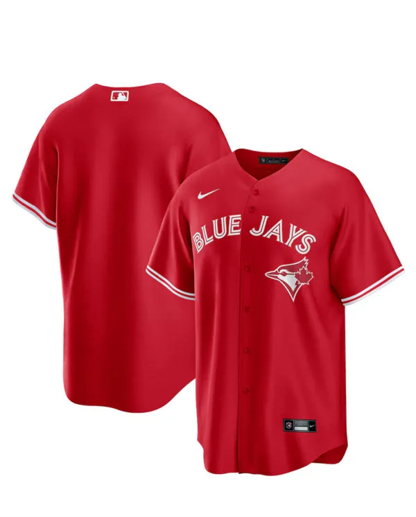 Toronto Blue Jays Custom Nike Red Alternate Limited Jersey