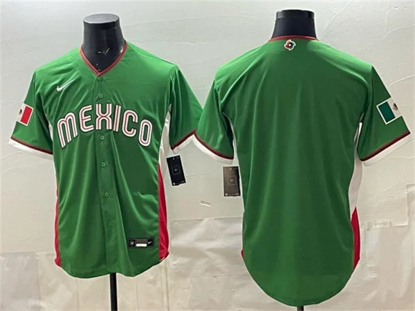 Men's Mexico Green 2026 World Baseball Classic Team Jersey