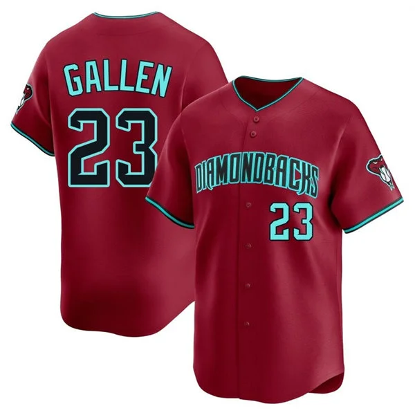 Youth Arizona Diamondbacks #23 Zac Gallen  Nike Crimson Alternate Limited Jersey