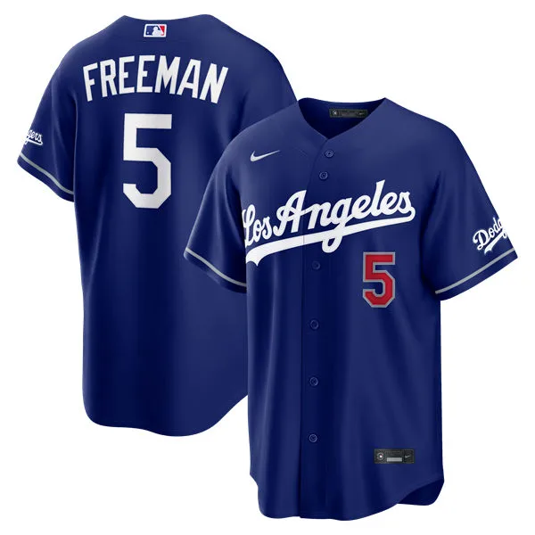 Youth Los Angeles Dodgers #5 Freddie Freeman Nike 2026 Royal Alternate 2nd Stadium Jersey