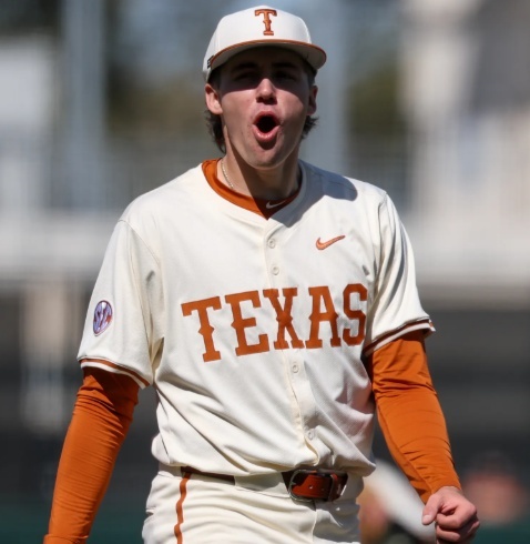 Texas Longhorns #31 Casey Borba 2026 SEC Cream Baseball Game Jersey.jpg
