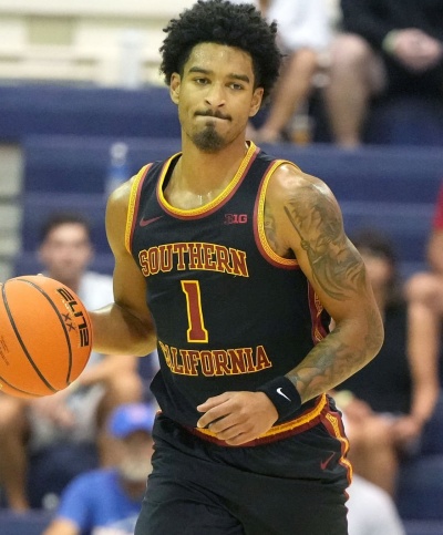 USC Trojans Custom Black 2026 Big 10 Basketball Game Jersey