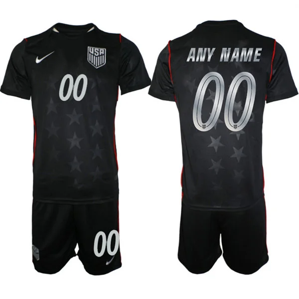 Mens USA National Team Navy Away 2026 FIFA World Cup Soccer Custom Jersey Kit